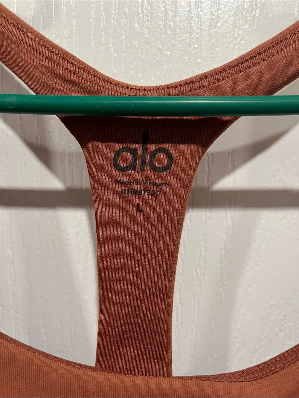 ALO Yoga *Rust* SleekBack Bodysuit size L